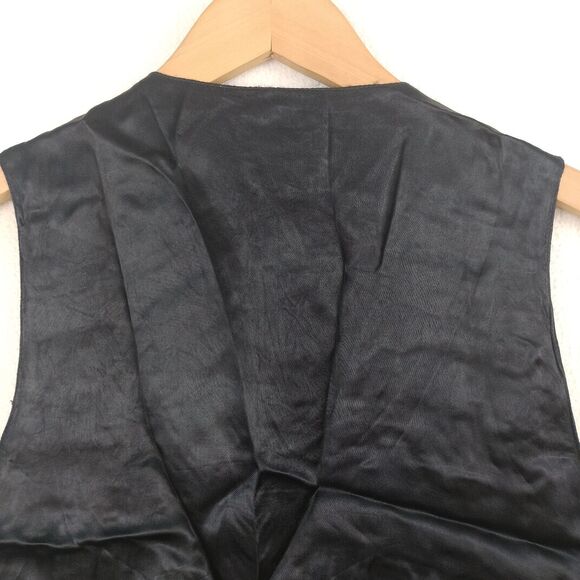 VTG JouJou Vest Colorful Embroidered Woven Patchwork Cropped Artsy Womens Size M - Picture 13 of 13